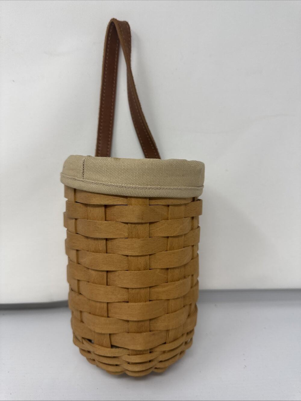 Longaberger 2002 Small Gatehouse Basket Set - Oatmeal